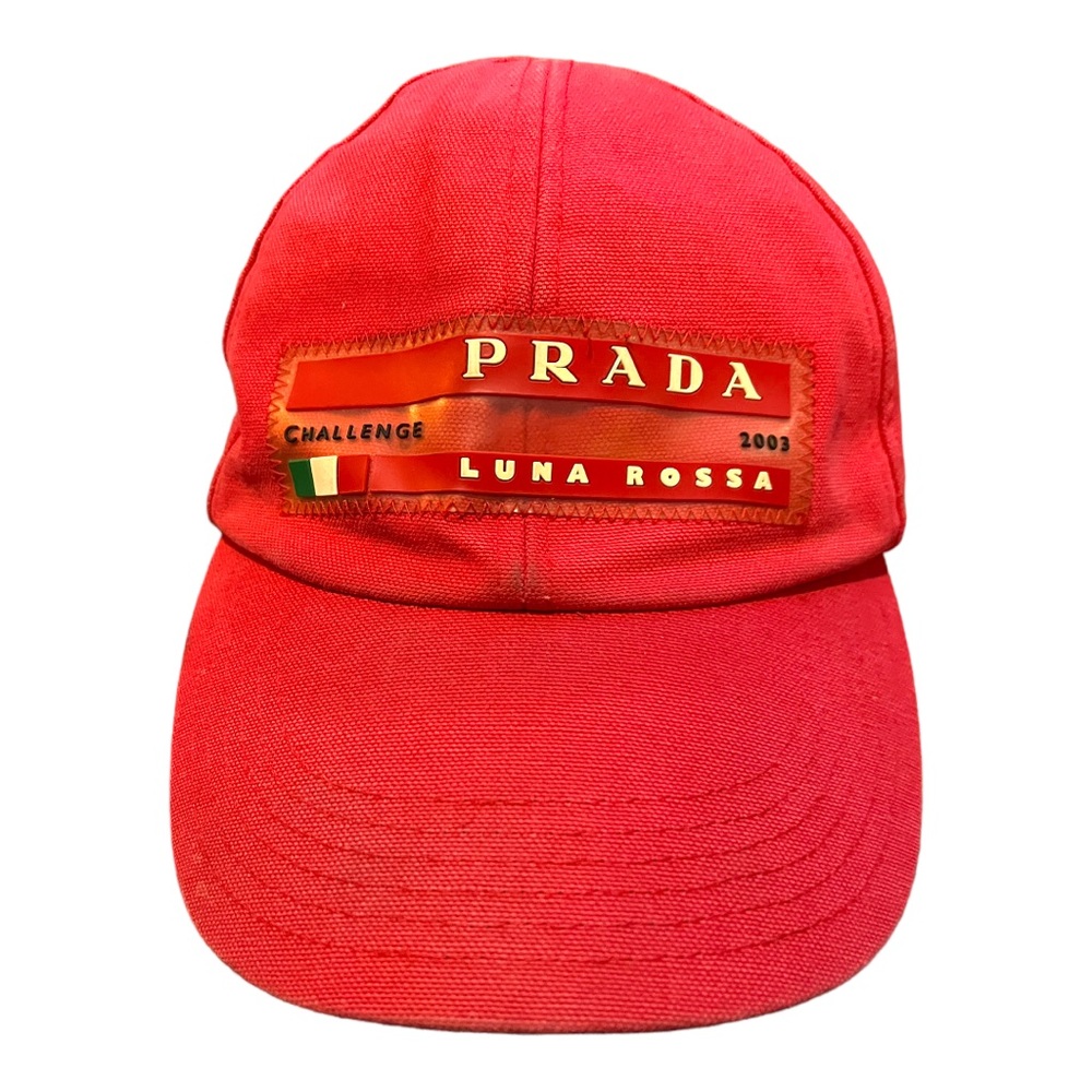 Vintage Prada Luna Rossa 2003 America's Cup Red Hat
